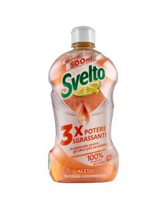 Dish detergent, Svelto, with vinegar content, 500 ml, 1 piece