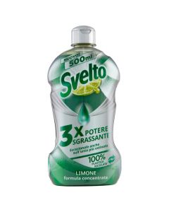Dish detergent, Svelto, lemon, 500 ml, 1 piece