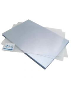 Plastic sheet for book/document binding, A3, 100 pieces, 1 pack