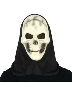 Maskë për halloween, kafkë me kapuc, mikse, 1 copë