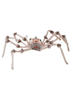 Dekoruese për halloween, merimangë, me drita, 80 cm, 1 copë