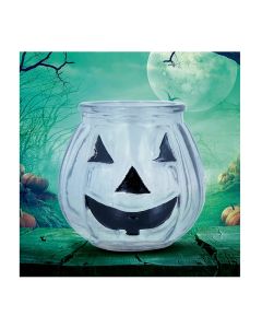Kavanoz për ëmbelsira, halloween, qelq, kungull, transparente, 1 copë