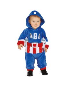 Kostum për bebe, halloween, Captain milk, blu, 18-24 muajsh, 89-93 cm, poliestër, 1 copë