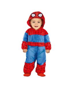 Kostum për bebe, halloween, Baby hero, blu dhe e kuqe, 18-24 muajsh, 89-93 cm, poliestër, 1 copë