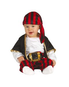 Kostum halloween për bebe, Pirate, poliestër, mikse, 12-18 muajsh, 82-88 cm, 1 copë