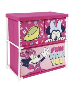 Raft magazinues për fëmijë, Minnie Mouse, alumin+poliestër, mikse, 53x30x60 cm, 1 copë