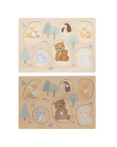 Children's toy, wooden puzzle, 30x21 cm, mixed, 1 piece