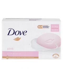 Solid soap, Dove, pink, 2x90 gr