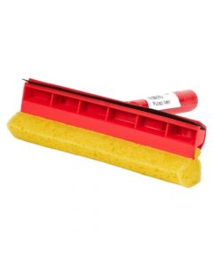 Glass cleaning sponge and eraser, ivana, 20 cm, red, 1 piece