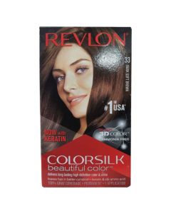 Hair dye, Revlon, 33, Dark soft brown 2 L, 3D color