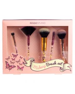 Make up brush, IDC Institute, mixed, 5 pieces, 1 pack