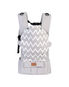 Baby carrier, Cangaroo, ergonomic, 3 positions, 15 kg, 4-18 month, grey, 1 piece