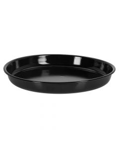 Round pan, BBQ, 25 cm, black, 1 piece
