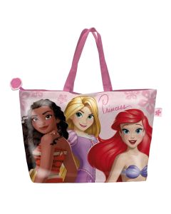 Beach bag for children, Disney, Princess, 48x32 cm, pink, 1 piece