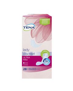 Sanitary napkins, Tena, Lady, ultra mini, x28, 1 pack