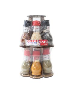 Mixed set of spices, with rotation, 12 pieces, 1 pack