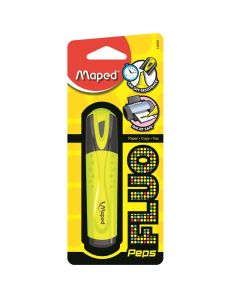 Highlighter, Maped, yellow, 1 piece