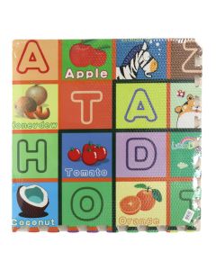 Puzzle mat for children, with letters, 60x60 cm, 1 pack