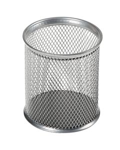 Pen holder, Globox, circular, metal, mixed, 1 piece