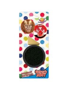 Make up with sponge, black, 9 gr