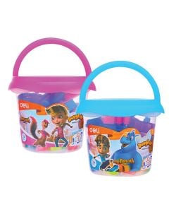 Plasticine, Deli, characters, mix, 24 colors, 1 pack