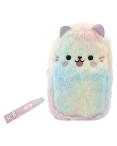 Wallet for pencils, Math, Smily, plush, mix, 1 piece