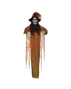 Dekorues halloween me varje, shtrigë, me drita, zë dhe lëvizje, 180 cm, 1 copë