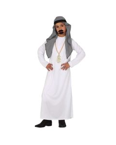 Kostum halloween për fëmijë djem, Sheik, 7-9 vjec, poliestër, 1 copë
