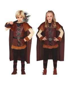 Kostum halloween për fëmijë djem, Viking, 7-9 vjec, poliestër, 1 copë