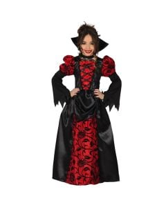 Halloween costume for girls, Vampire, 3-4 years, polyester, 1 piece