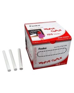 White chalk, Foska, 100 pieces, 1 pack