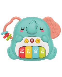 Lodër për bebe, Animal, piano me muzikë, +6 muajsh, 19x5x16.5 cm, 1 copë