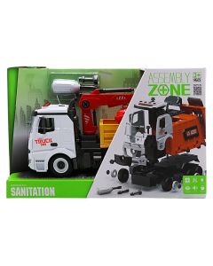 Lodër për fëmijë, makinë ndertimi, mikse, 36x13x22 cm, 1 copë