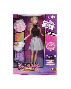 Children's toy, doll, Fashion doll, with accessories, 22.5x5x32 cm, mixed, 1 piece