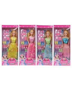 Lodër për fëmijë, kukull, me aksesorë, 28 cm, mikse, 1 copë