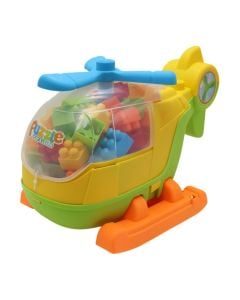 Bllok formues, helikopter, plastike, 70 pjesë, mikse, 1 copë
