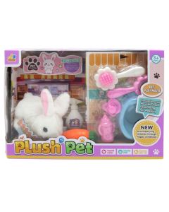 Children's toy, rabbit, battery operated, with accessories, 1 piece