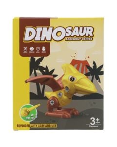 Children's toy, dinosaur Pterosaur, educational, yellow, 1 piece