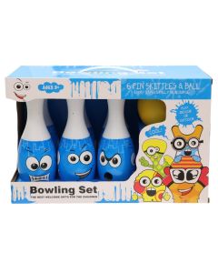 Children's toy, bowl, 22 cm, blue/white, 1 pack