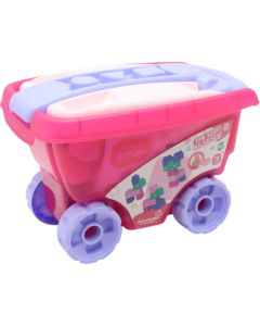 Formuese për fëmijë, silikon, rozë, 16 pjesë, 1 copë