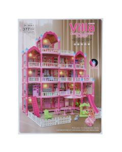 Children's toy, Villa, dollhouse, 40x63x50 cm, 377 pieces, +3 years, 1 piece