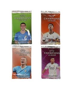 Champions League cards, mixed, 8 cards, 1 piece