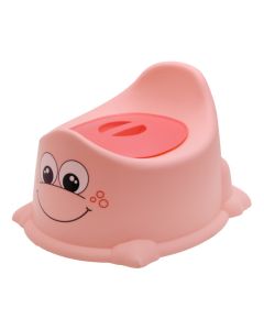 Baby potty, plastic, 12-36 months, pink, 1 piece