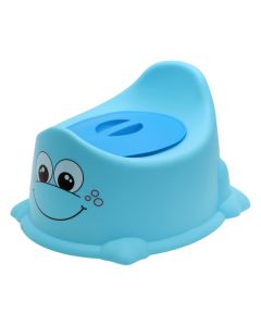 Baby potty, plastic, 12-36 months, blue, 1 piece