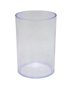 Mbajtëse stilolapsash, plastike, transparente, 7x10 cm, 1 copë