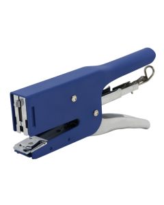 Stapler, metal, blue, 17 cm, 1 piece