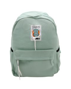 School bag, mint, 28x40x15 cm, 1 piece