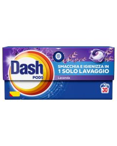 Detergjent kapsulë për rrobat, Dash, Lavanda, 30 kapsula, 1 pako