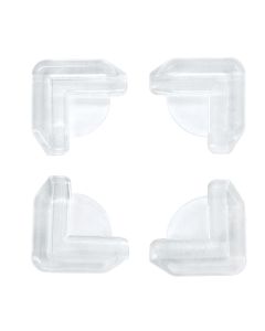 Children's corner protectors, Kikka Boo, silicone, transparent, 4 pieces, 1 pack