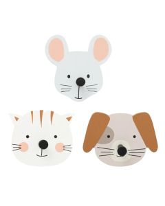 Children's clothes hanger, Adoni, MDF, 10.5x10.5x3.7 cm, 1 pack